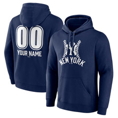 New York Yankees Personalized Name & Number Fastball Pullover Hoodie | MLB For sale