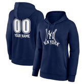 New York Yankees Women's Personalized Name & Number Fastball Pullover Hoodie | MLB For sale