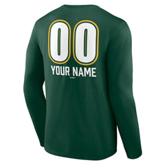 Athletics Personalized Name & Number Fastball Long Sleeve T-Shirt | MLB For sale