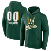 Athletics Personalized Name & Number Fastball Pullover Hoodie | MLB Shop