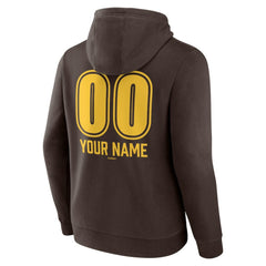 San Diego Padres Personalized Name & Number Fastball Pullover Hoodie | MLB Outlet