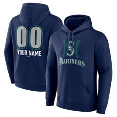 Seattle Mariners Personalized Name & Number Fastball Pullover Hoodie | MLB Discount