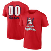 St. Louis Cardinals Personalized Name & Number Fastball T-Shirt | MLB New
