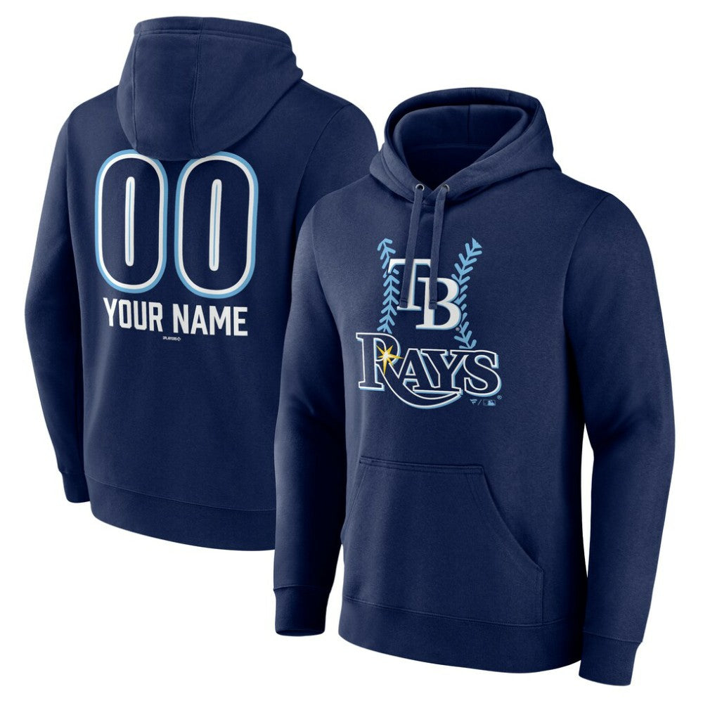 Tampa Bay Rays Personalized Name & Number Fastball Pullover Hoodie | MLB On Sale