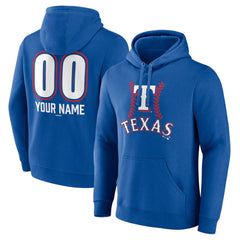 Texas Rangers Personalized Name & Number Fastball Pullover Hoodie | MLB Sale