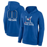 Toronto Blue Jays Women's Personalized Name & Number Fastball Pullover Hoodie | MLB US