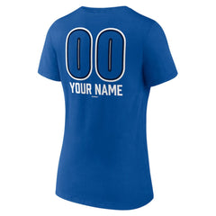 Toronto Blue Jays Women's Personalized Name & Number Fastball V-Neck T-Shirt | MLB Near me