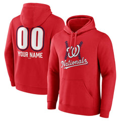Washington Nationals Personalized Name & Number Fastball Pullover Hoodie | MLB Near me