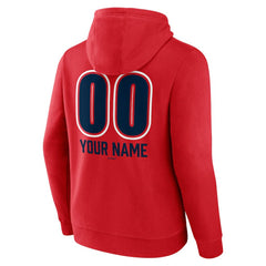 Atlanta Braves Personalized Name & Number Fastball Pullover Hoodie | MLB Shop