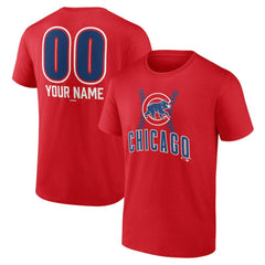 Chicago Cubs Personalized Name & Number Fastball T-Shirt | MLB US