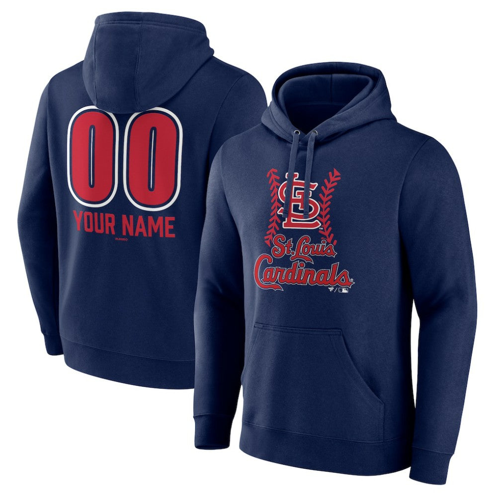 St. Louis Cardinals Personalized Name & Number Fastball Pullover Hoodie | MLB For sale