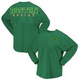 Boston Bruins Fanatics Women's St. Patrick's Day Spirit Jersey T-Shirt On Sale