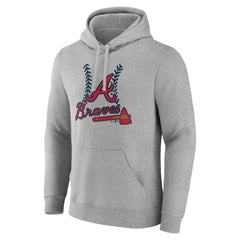 Atlanta Braves Personalized Name & Number Fastball Pullover Hoodie | MLB Discount