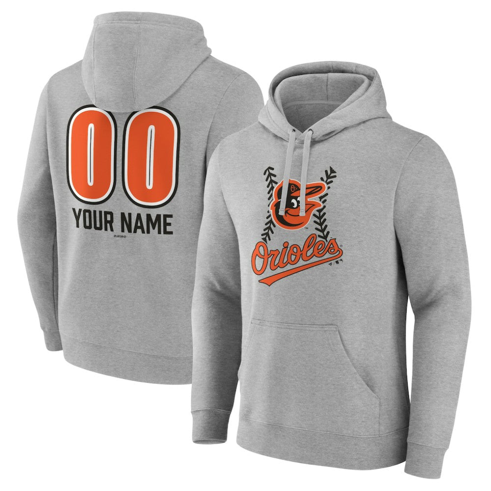 Baltimore Orioles Personalized Name & Number Fastball Pullover Hoodie | MLB Sale