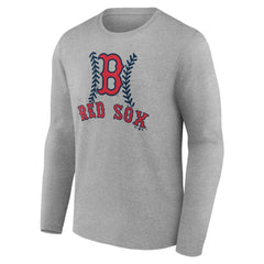 Boston Red Sox Personalized Name & Number Fastball Long Sleeve T-Shirt | MLB New