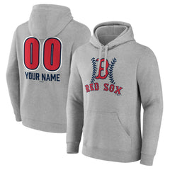 Boston Red Sox Personalized Name & Number Fastball Pullover Hoodie | MLB Discount