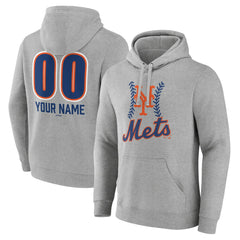 New York Mets Personalized Name & Number Fastball Pullover Hoodie | MLB On Sale