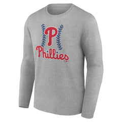 Philadelphia Phillies Personalized Name & Number Fastball Long Sleeve T-Shirt | MLB New