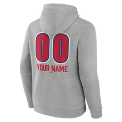 Philadelphia Phillies Personalized Name & Number Fastball Pullover Hoodie | MLB New
