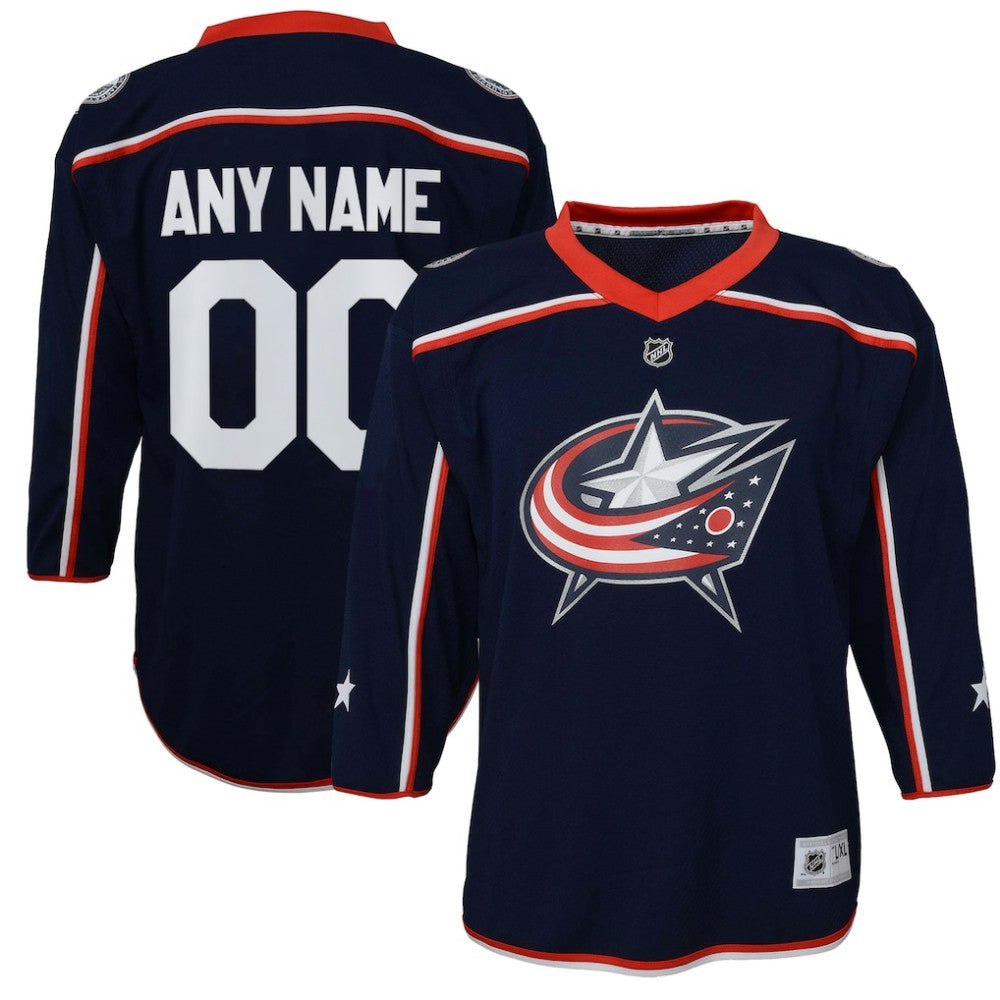 Columbus Blue Jackets Youth Home Replica Custom Jersey Sale