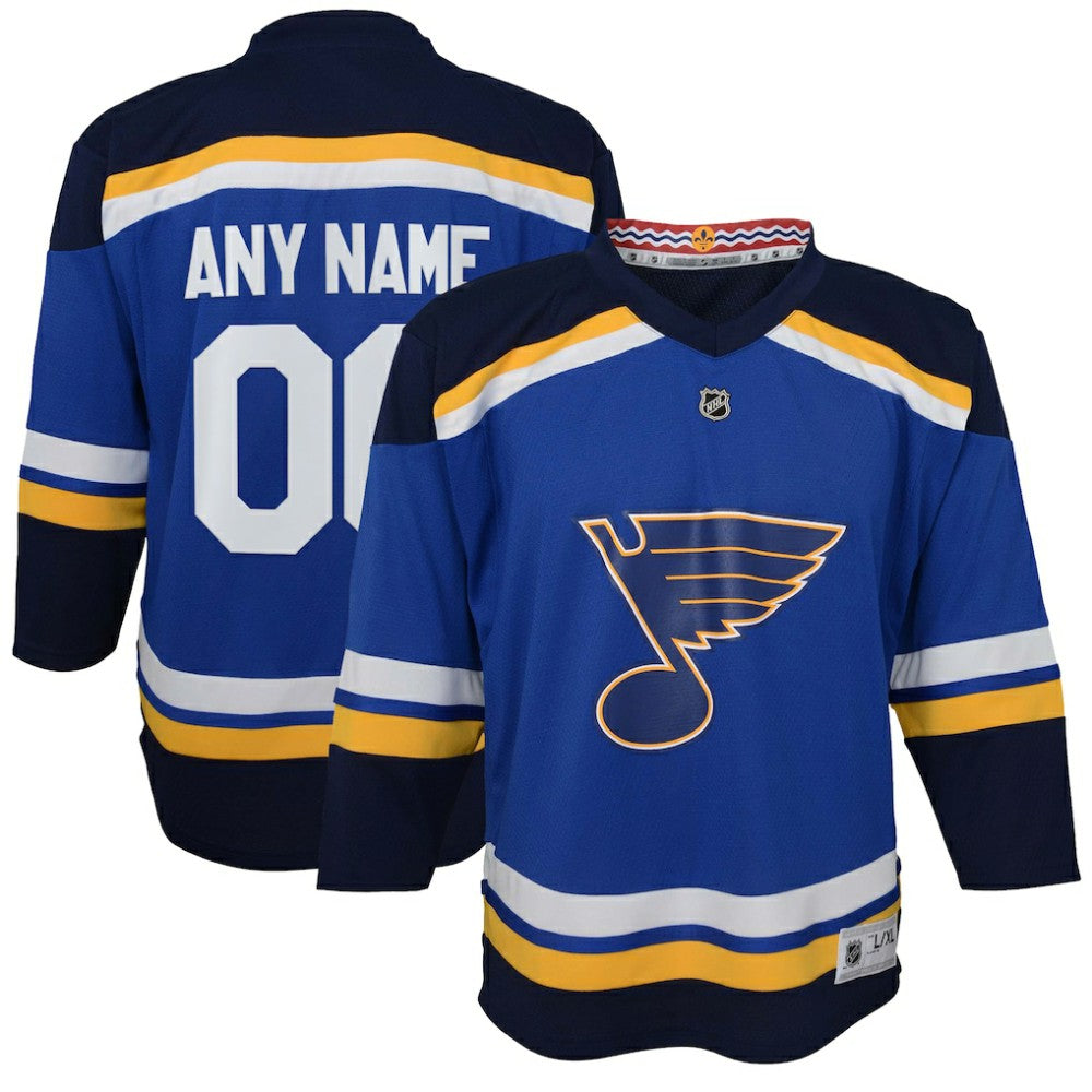 St. Louis Blues Youth Home Replica Custom Jersey Sale