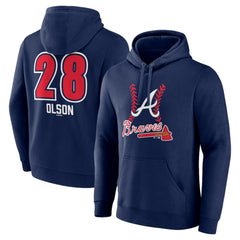 Matt Olson Atlanta Braves Fastball Player Name & Number Pullover Hoodie | MLB Shop