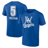 Freddie Freeman Los Angeles Dodgers Fastball Player Name & Number T-Shirt | MLB On Sale