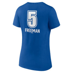 Freddie Freeman Los Angeles Dodgers Women's Fastball Player Name & Number V-Neck T-Shirt | MLB Online