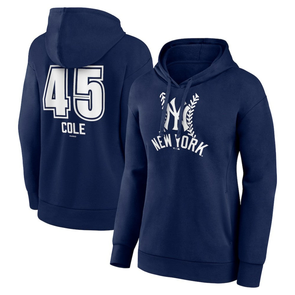Gerrit Cole New York Yankees Women's Fastball Player Name & Number Pullover Hoodie | MLB For sale