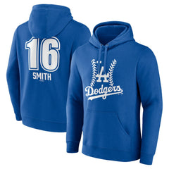 Will Smith Los Angeles Dodgers Fastball Player Name & Number Pullover Hoodie | MLB For sale