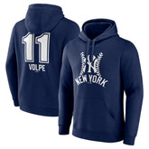 Anthony Volpe New York Yankees Fastball Player Name & Number Pullover Hoodie | MLB Outlet