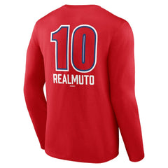 J.T. Realmuto Philadelphia Phillies Fastball Player Name & Number Long Sleeve T-Shirt | MLB Near me