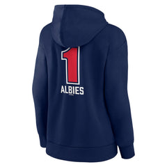 Ozzie Albies Atlanta Braves Women's Fastball Player Name & Number Pullover Hoodie | MLB Outlet