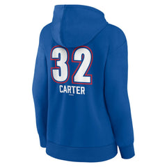 Evan Carter Texas Rangers Women's Fastball Player Name & Number Pullover Hoodie | MLB Shop