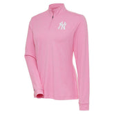 New York Yankees Antigua Women's Mentor Quarter-Zip Pullover Top | MLB New