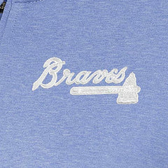 Atlanta Braves Antigua Women's Mentor Quarter-Zip Pullover Top | MLB US