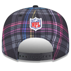 Jacksonville Jaguars New Era 2024 NFL Crucial Catch Plaid 9FIFTY Snapback Hat