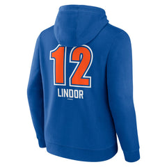 Francisco Lindor New York Mets Fastball Player Name & Number Pullover Hoodie | MLB New
