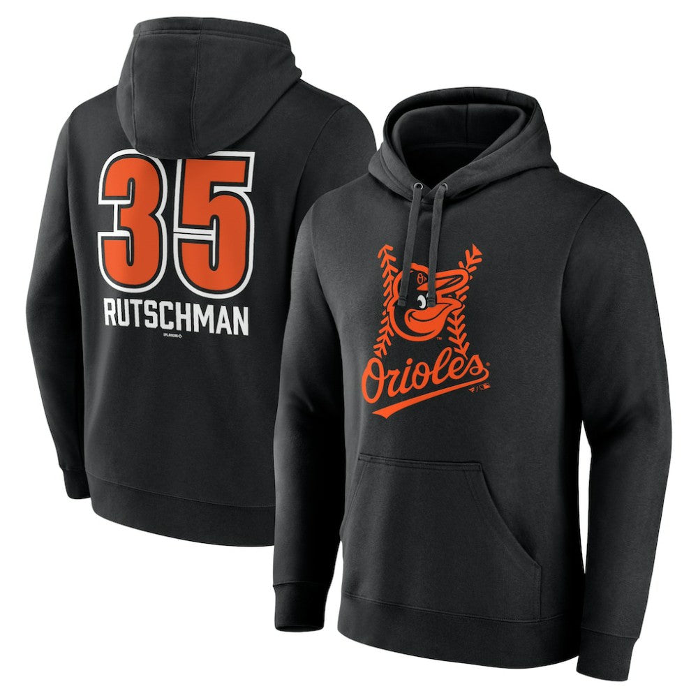 Adley Rutschman Baltimore Orioles Fastball Player Name & Number Pullover Hoodie | MLB Online