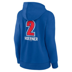 Nico Hoerner Chicago Cubs Women's Fastball Player Name & Number Pullover Hoodie | MLB Near me
