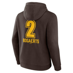 Xander Bogaerts San Diego Padres Fastball Player Name & Number Pullover Hoodie | MLB Sale
