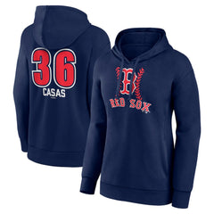 Triston Casas Boston Red Sox Women's Fastball Player Name & Number Pullover Hoodie | MLB Shop