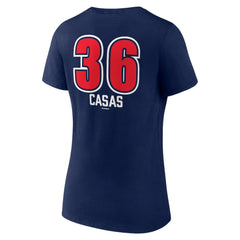 Triston Casas Boston Red Sox Women's Fastball Player Name & Number V-Neck T-Shirt | MLB Sale