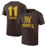 Yu Darvish San Diego Padres Fastball Player Name & Number T-Shirt | MLB Shop