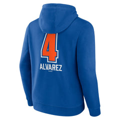 Francisco Alvarez New York Mets Fastball Player Name & Number Pullover Hoodie | MLB US