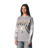 Vegas Golden Knights The Wild Collective Unisex Tie-Dye Double Collar Pullover Sweatshirt Sale