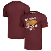 Washington Commanders Homage Unisex 2024 Team Draft Tri-Blend T-Shirt