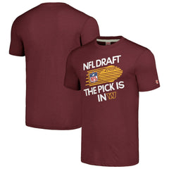 Washington Commanders Homage Unisex 2024 Team Draft Tri-Blend T-Shirt