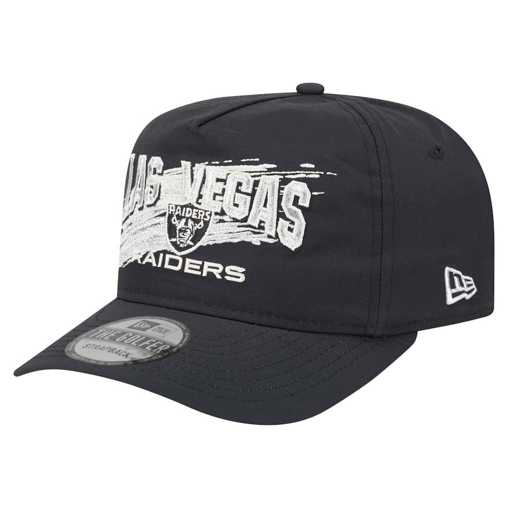 Las Vegas Raiders New Era Throwback Brush Golfer Snapback Hat