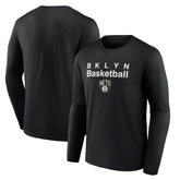 Brooklyn Nets Pick & Roll Coverage Long Sleeve T-Shirt Discount